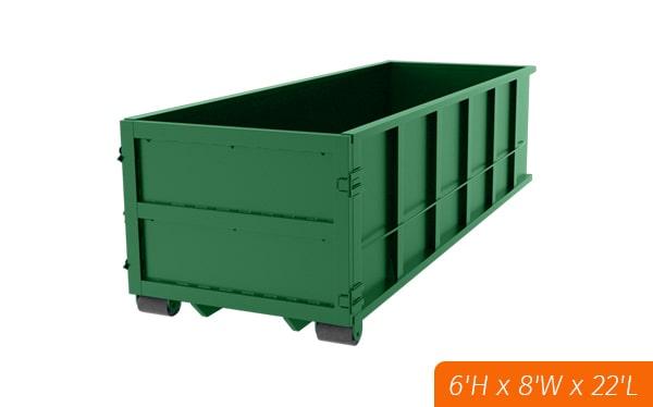 a 30 yard dumpster is a large container that can hold up to 30 cubic yards of waste and debris